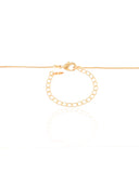 Choker Veneziana Trevo Liso Banhado a Ouro 18K