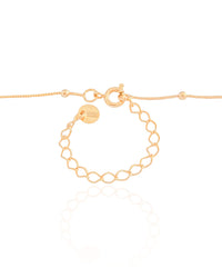 Gargantilha Veneziana Bolinhas Lisas Banhado a Ouro 18K - 45 cm