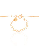 Gargantilha Veneziana Bolinhas Lisas Banhado a Ouro 18K - 45 cm