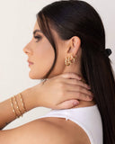 Bracelete Torcido Banhado a Ouro 18K
