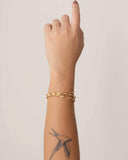Bracelete Torcido Banhado a Ouro 18K