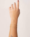 Bracelete Torcido Banhado a Ouro 18K