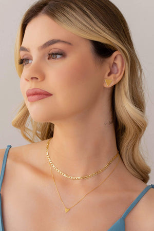 Choker Piastrine Banhado a Ouro 18K