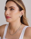 Piercing Filetes Lisos Ródio Branco