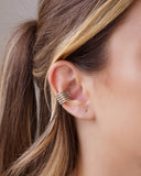 Piercing Filetes Lisos Ródio Branco