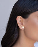 Piercing Fio Ponto de Luz Zircônia Banhado a Ouro 18K