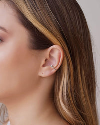 Piercing Fio Ponto de Luz Zircônia Ródio Branco