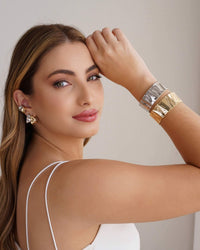 Piercing Orgânico Liso Banhado a Ouro 18K