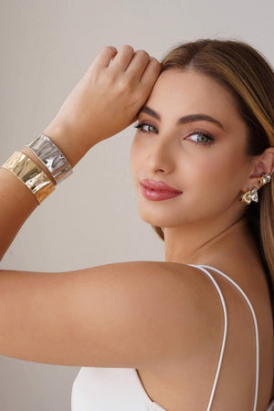 Piercing Orgânico Liso Ródio Branco