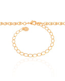 Choker Piastrine 4 mm Banhado a Ouro 18K