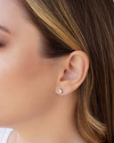 Conjunto Ponto de Luz Cristal 5 mm Ródio Branco