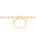 Gargantilha Elos Ovais 5 mm Banhado a Ouro 18K - 40 cm