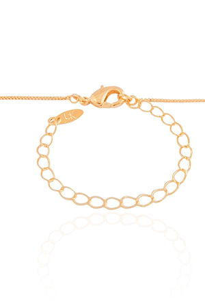 Gargantilha Veneziana Orgânico Riscado 3.3 cm Banhado a Ouro 18K - 40 cm