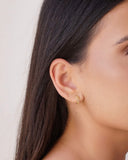 Brinco Argola Click Grumet 1.0 cm Banhado a Ouro 18K