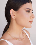 Gargantilha Corda Violão Torcida 2.5 mm Banhado a Ouro 18K