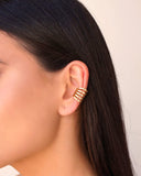 Piercing Filetes Lisos 1.6 cm Banhado a Ouro 18K