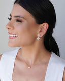 Choker Grumet Pérola 8 mm Banhado a Ouro 18K