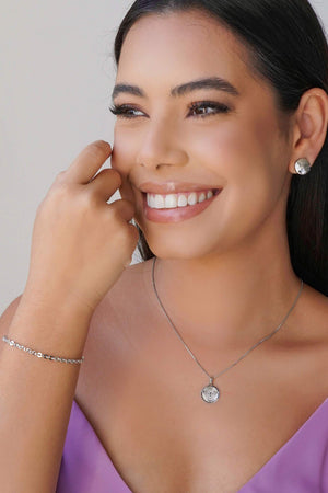 Pulseira Elos Ovais 3 mm Ródio Branco