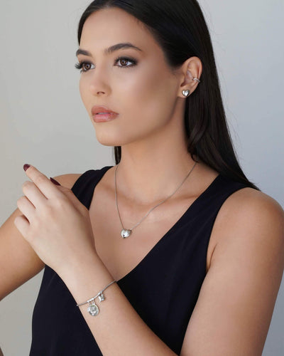 Pulseira Rabo de Rato 2 mm Espírito Santo Ródio Branco