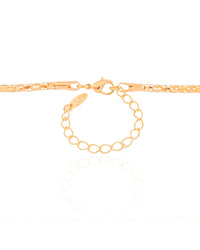 Gargantilha Oca 2 mm Banhado a Ouro 18K - 45 cm