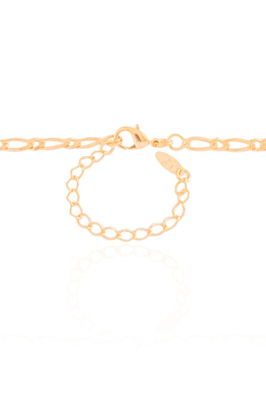 Gargantilha Elos 3 mm Banhado a Ouro 18K - 40 cm