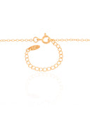 Gargantilha Elos Pingente Batimentos Pet Banhado a Ouro 18K - 48 cm