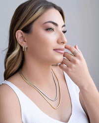 Anel Mola Tamanho 21 Ródio Branco