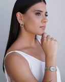Anel Reto Liso Tamanho 18 Ródio Branco