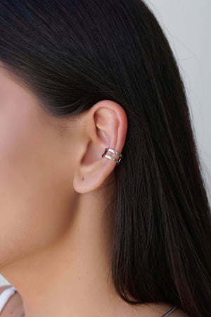 Piercing Vazado Liso Ródio Branco