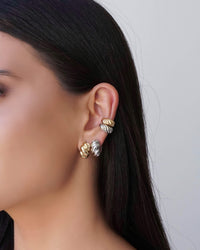 Piercing Croissant Banhado a Ouro 18K