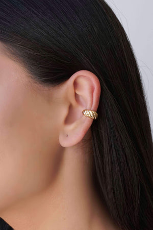 Piercing Croissant Banhado a Ouro 18K