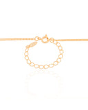 Gargantilha Grummet 2 mm Banhado a Ouro 18K - 45 cm