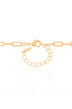 Gargantilha Elos Ovais 4 mm Banhado a Ouro 18K - 40 cm