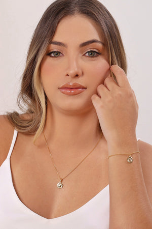 Gargantilha Veneziana I Love My Pet Banhado a Ouro 18K - 45 cm