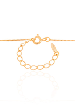 Gargantilha Veneziana I Love My Pet Banhado a Ouro 18K - 45 cm