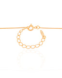 Gargantilha Veneziana I Love My Pet Banhado a Ouro 18K - 45 cm