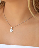 Gargantilha Veneziana I Love My Pet Ródio Branco - 45 cm