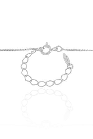 Gargantilha Veneziana I Love My Pet Ródio Branco - 45 cm