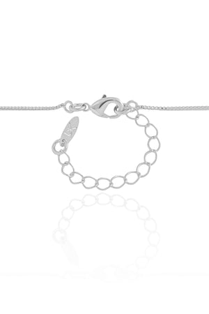 Gargantilha Veneziana Pérola 8 mm Ródio Branco - 45 cm