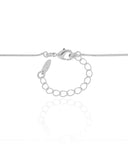 Gargantilha Veneziana Pérola 8 mm Ródio Branco - 45 cm