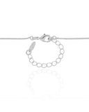 Gargantilha Veneziana Pérola 6 mm Ródio Branco - 45 cm