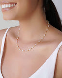 Choker Pérolas e Bolinhas Banhado a Ouro 18K