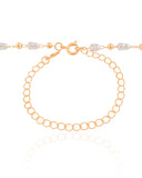 Choker Pérolas e Bolinhas Banhado a Ouro 18K