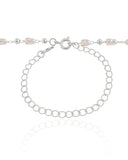Choker Pérolas e Bolinhas Ródio Branco