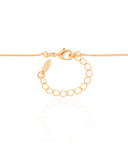 Gargantilha Veneziana Bola Lisa 8 mm Banhado a Ouro 18K - 45 cm