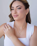 Choker Elos Detalhes Banhado a Ouro 18K