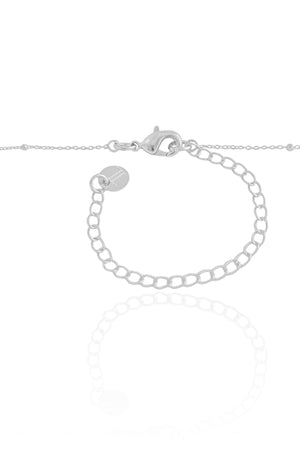 Choker Elos Detalhes Ródio Branco