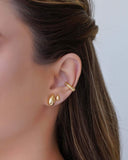 Piercing Gomos Lisos Banhado a Ouro 18K