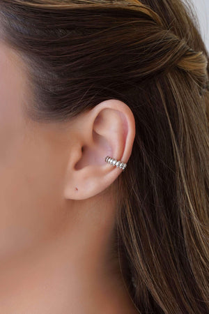 Piercing Gomos Lisos Ródio Branco