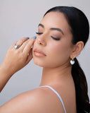 Anel Filetes Coração Cravejado Tamanho 17 Ródio Branco